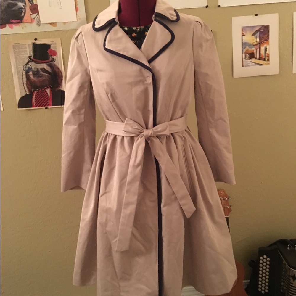 Elevenses Anthropologie Trench Coat